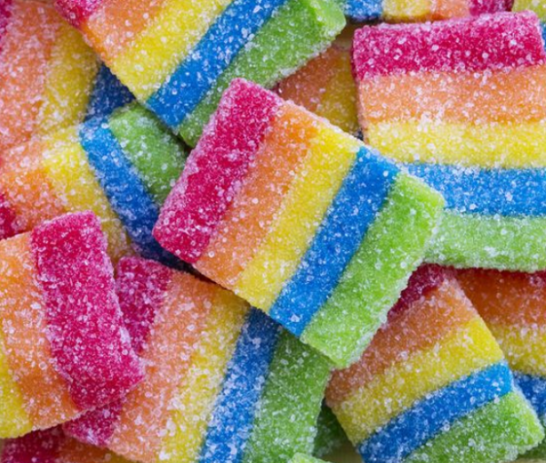 GASHEADS RAINBOW BITES EMPTY EDIBLES MYLAR PACKAGING BAGS 600MG